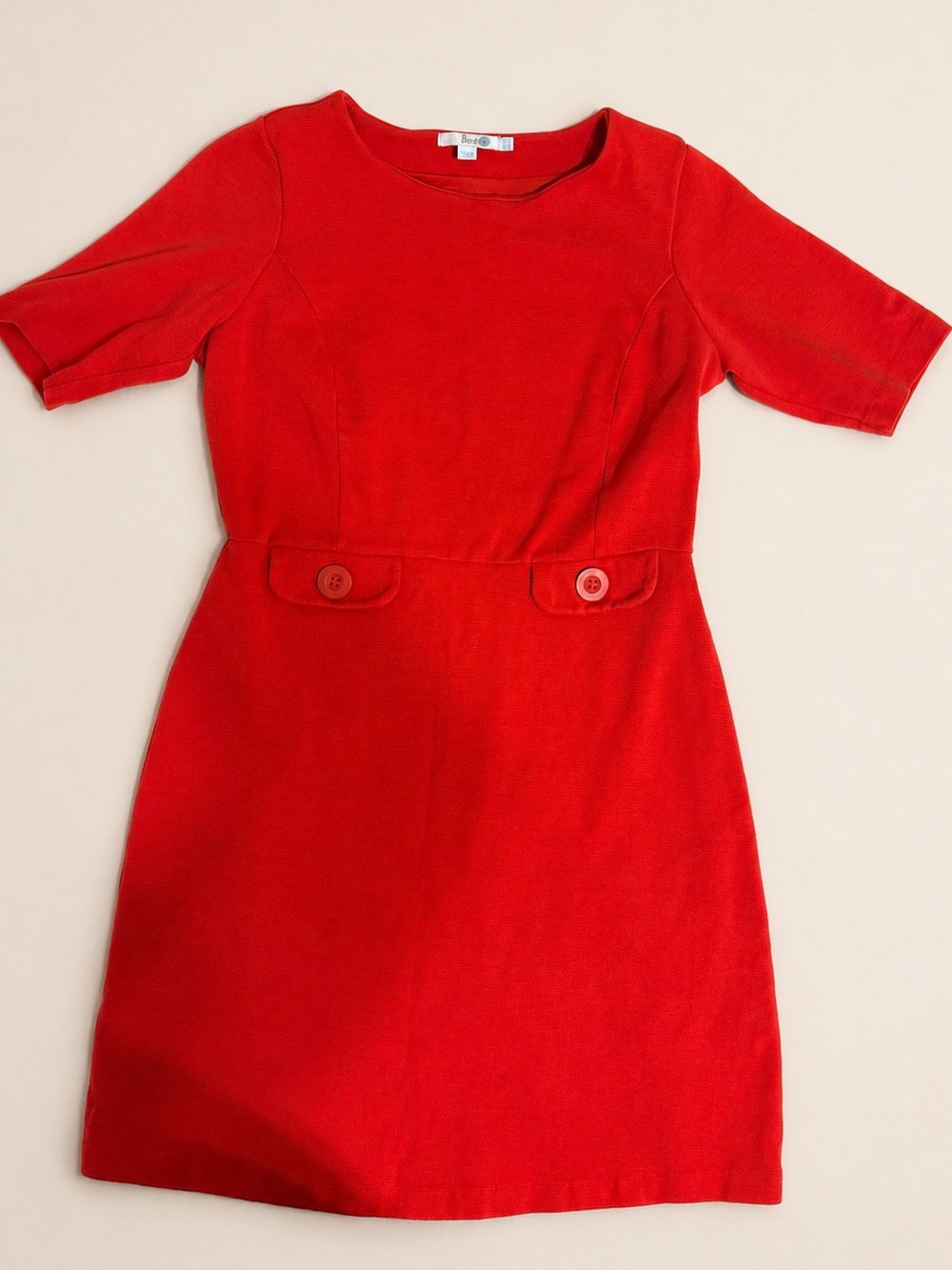 Boden Red Short Sleeve Knit Dress – Size 12